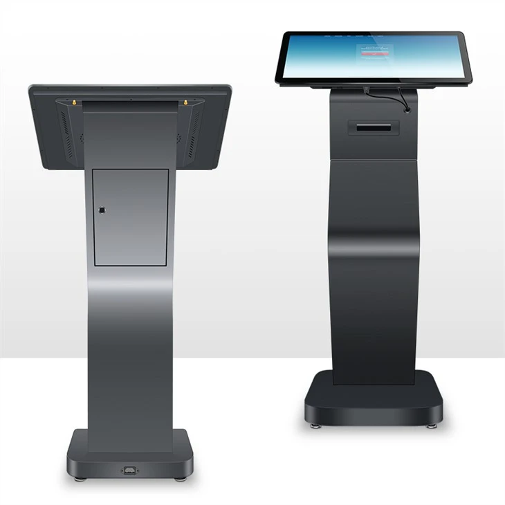 Tryck på Digital interaktiv kiosk